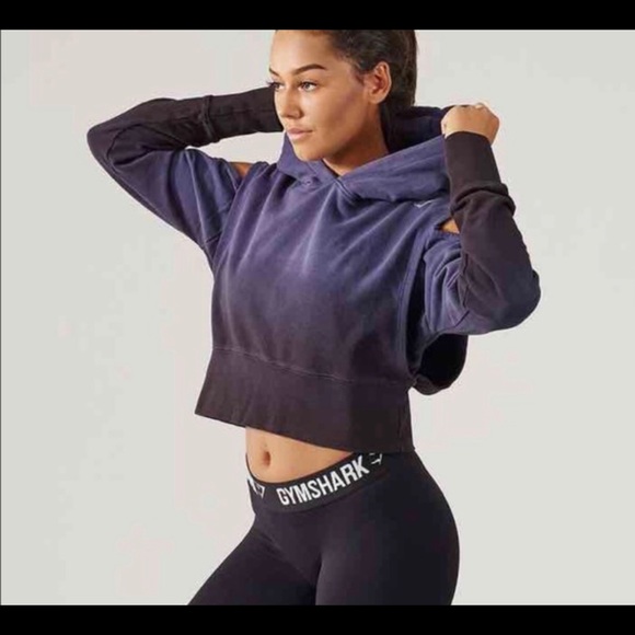 Gymshark Women’s Ombré Cirrus Cropped Hoodie! XS! - Picture 8 of 8